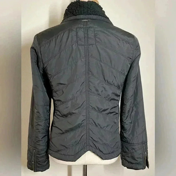 Prana Jacket | Black w/asymetrical Zip Front | Women’s Medium - Picture 3 of 4